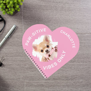 Carnet Vibes à mâchoires seulement chien photo fille