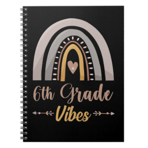 Carnet Vibes de 6e année Arc-en-ciel Rentrée scolaire en