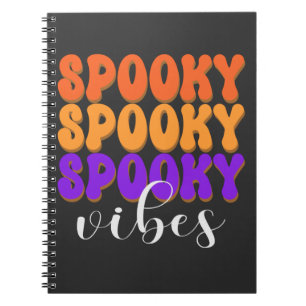 Carnet Vibes Éffrayantes rétro Super Halloween