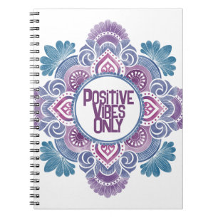 Carnet Vibes positives uniquement Mandala
