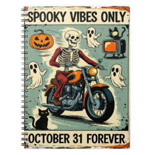 Carnet Vibes uniquement Halloween Vintage