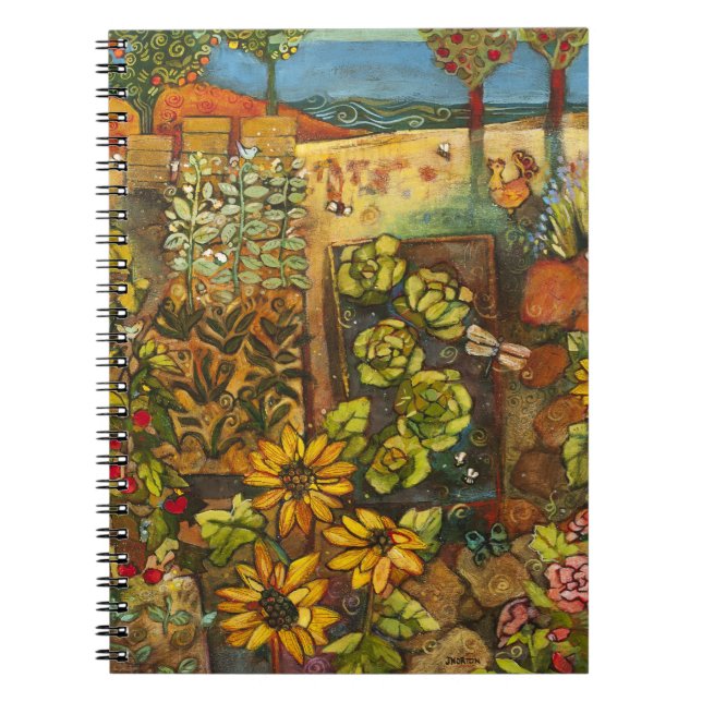Carnet vibrant de jardin (Devant)