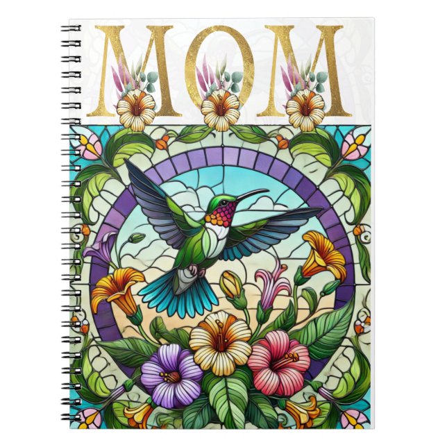 Carnet Vibrant Maman Design Floral (Devant)