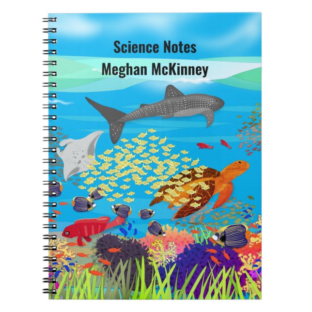 Carnet Vibrant Ningaloo Coral Reef Inspiré (Devant)