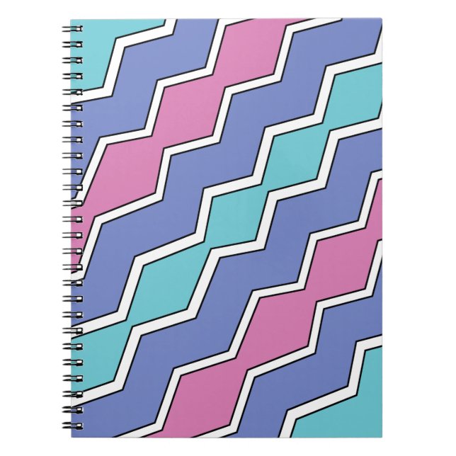 Carnet Vibrant Peaks ZigZag  (Devant)