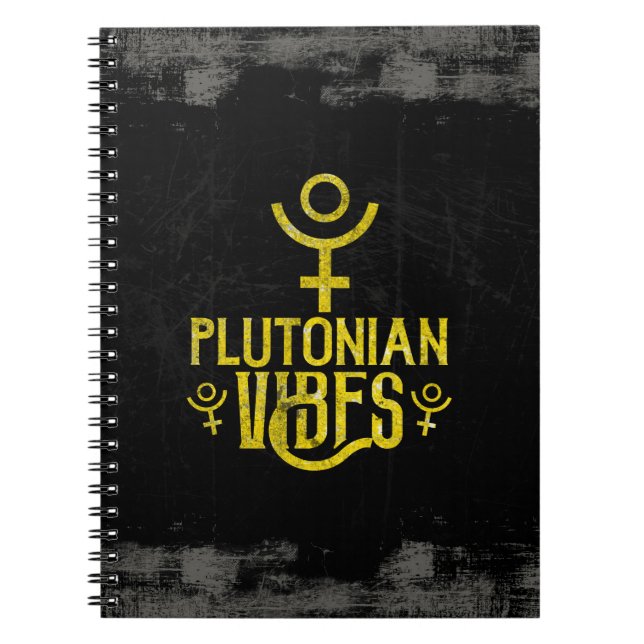 Carnet Vibrations Plutonian Scorpion Astrologie Zodiaque  (Devant)