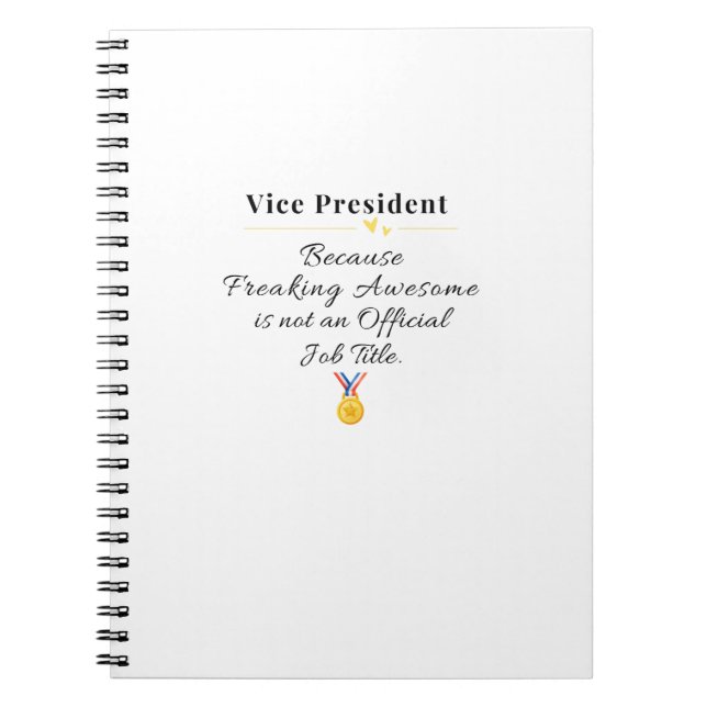 Carnet Vice-président (Devant)
