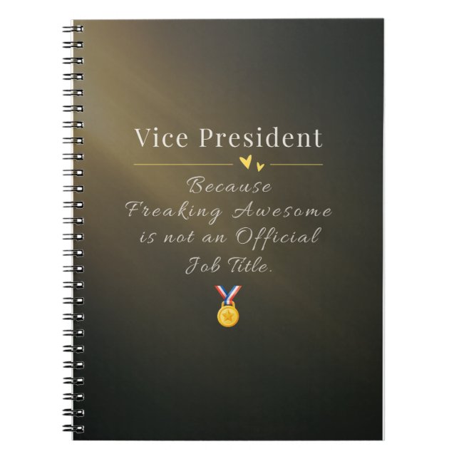 Carnet Vice-président (Devant)