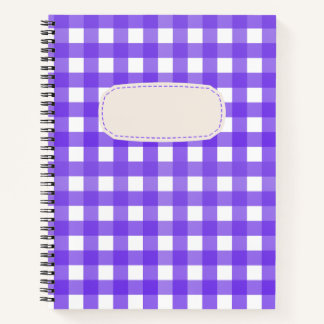 Carnet Vichy Lavande