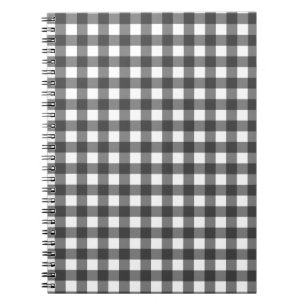 Carnet Vichy noir et blanc En vichy Motif