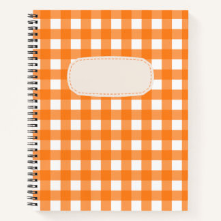 Carnet Vichy Orange