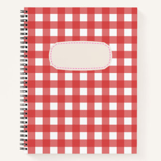 Carnet Vichy Rouge