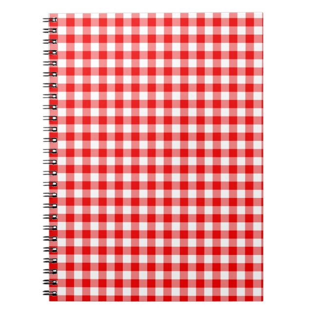 Carnet Vichy rouge (Devant)