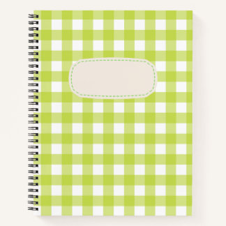 Carnet Vichy Vert clair