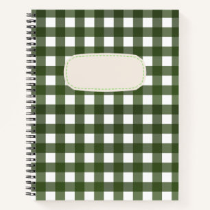 Carnet Vichy Vert d'Alsace