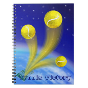 Carnet Victoire de tennis, personnalisée