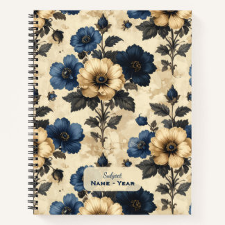Carnet Victorian Flowers Planner