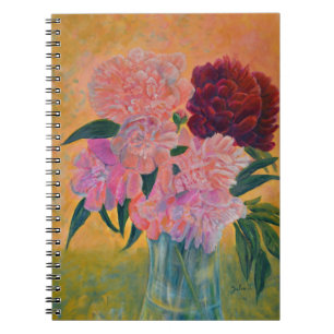 Carnet Vie morte avec Peonies Peinture