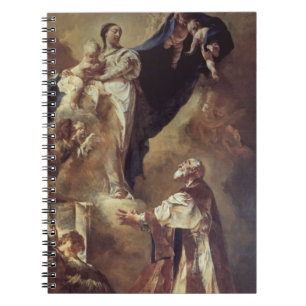 Carnet Vierge et enfant apparaissant à St Philip Neri,