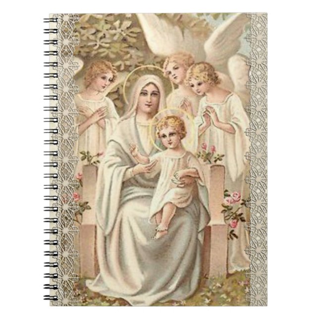 Carnet Vierge Madonna Mary avec l'enfant Jésus et les (Devant)