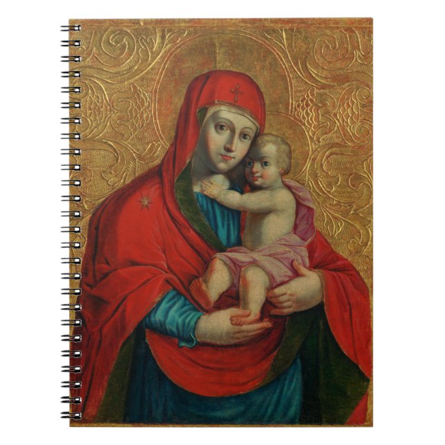 Carnet Vierge Marie et Enfant Jésus par Jan Rombauer (Devant)