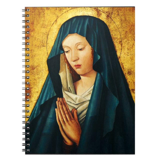 Carnet Vierge Marie Hodegetria Icône Byzantine Catholique (Devant)