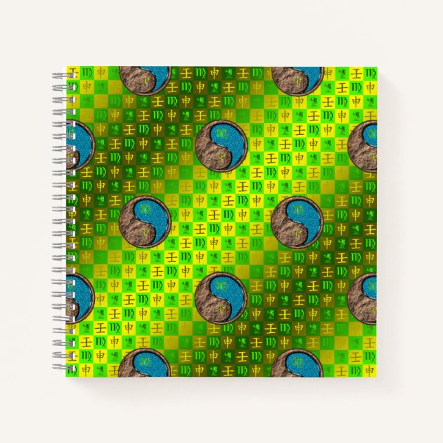 Carnet Vierge & Singe d'eau (Devant)