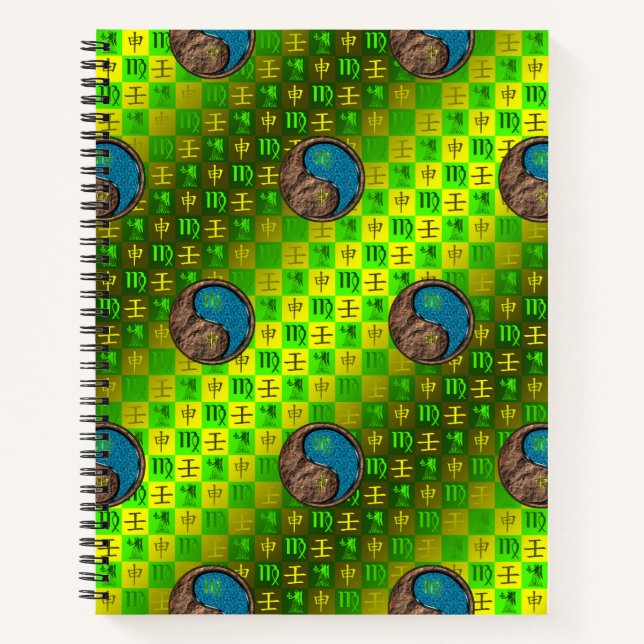 Carnet Vierge & Singe d'eau (Devant)