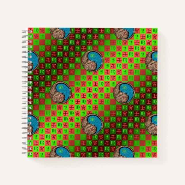 Carnet Vierge & Tigre d'eau (Devant)