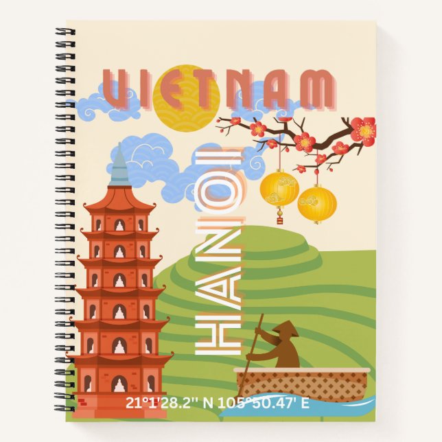 Carnet Vietnam Travel Art (Devant)