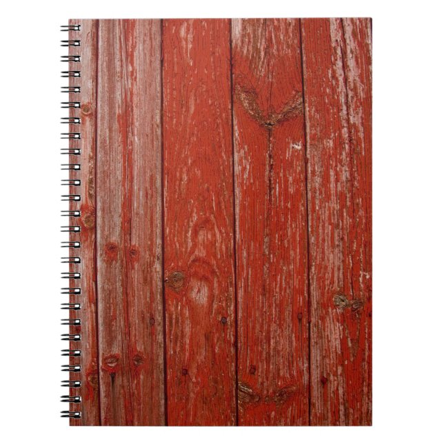 Carnet Vieux bois rouge (Devant)