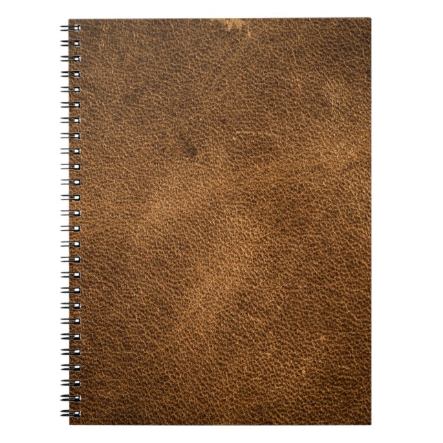 Carnet Vieux cuir Brown : Arrière - plan texturé (Devant)