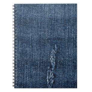 Carnet Vieux denim déchiré : texture de jeans.