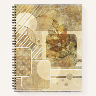 Carnet Vieux papier peint floral