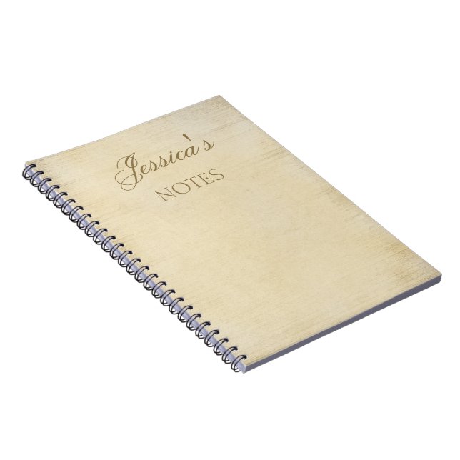 Carnet Vieux Parchemin Personnalisé (Côté Droit)