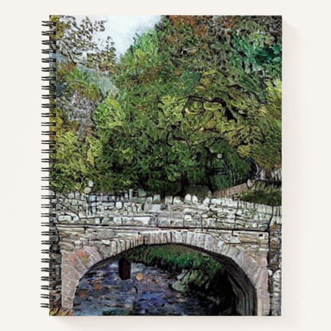CARNET VIEUX PONT SUR LA RIVIÈRE (Devant)