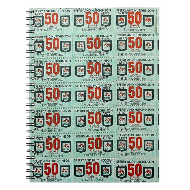 Carnet Vieux timbres verts (Devant)