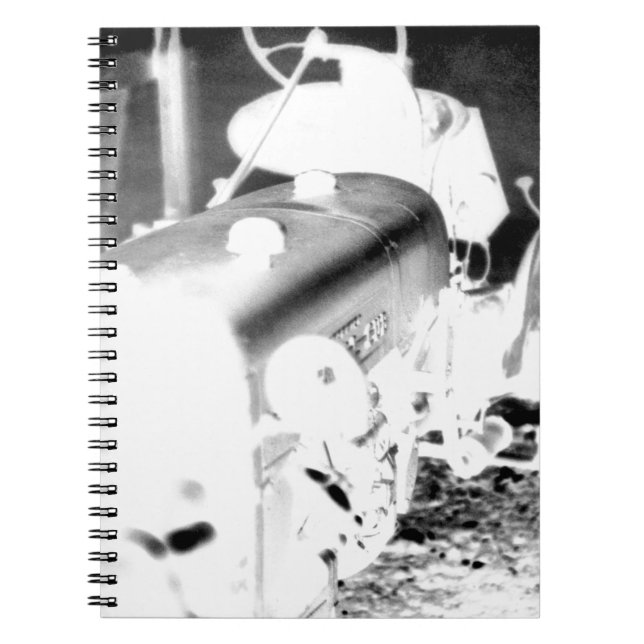 Carnet Vieux tracteur - négatif (Devant)