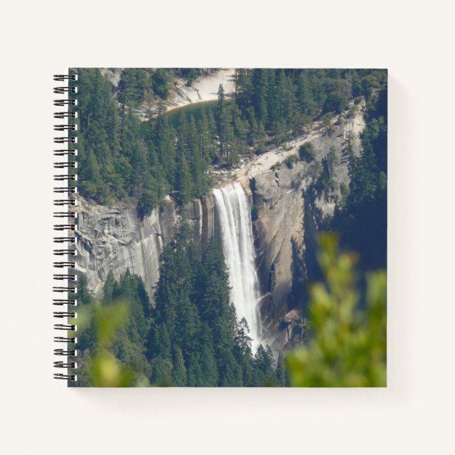 Carnet View of Vernal Falls from Glacier Point (Devant)