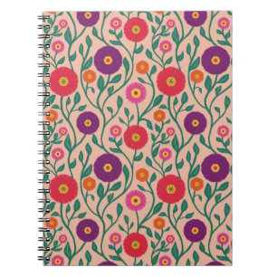Carnet Vigne Fleur de Milieu de Siècle Guirlande de Jar