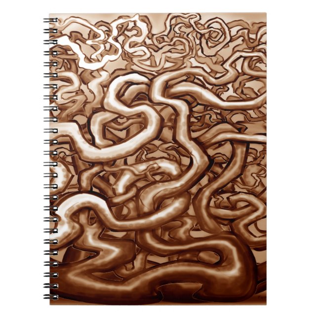 Carnet Vignes Brown (Devant)