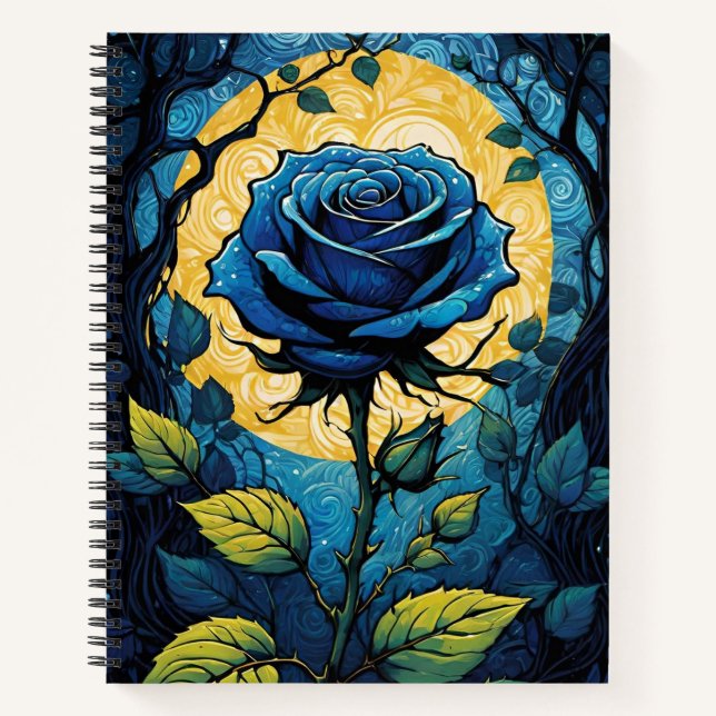 Carnet Vignes Roses bleues 3 (Devant)
