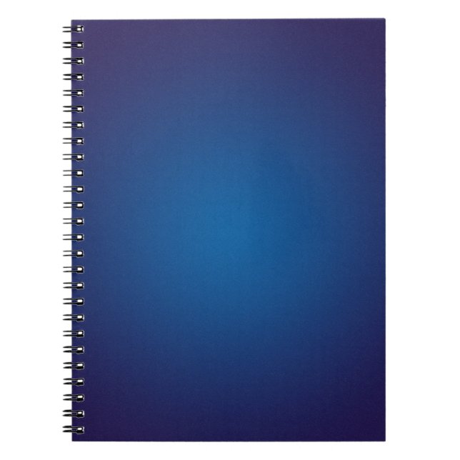 Carnet Vignette Bleue Profonde Grainée Cool (Devant)