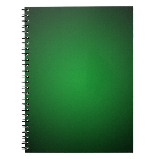 Carnet Vignette Vert-Noir Grainy (Devant)