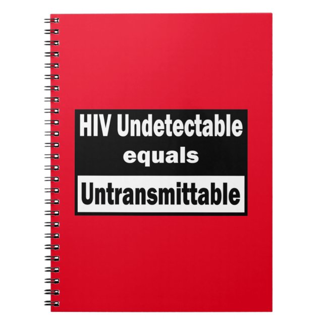 Carnet VIH non détectable égale VIH non transmettable (Devant)