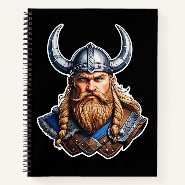 Carnet Vikings Homme nordique (Devant)