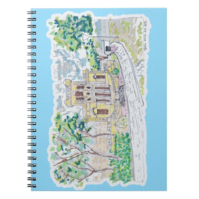 Carnet Villa Historique Jaune (Devant)