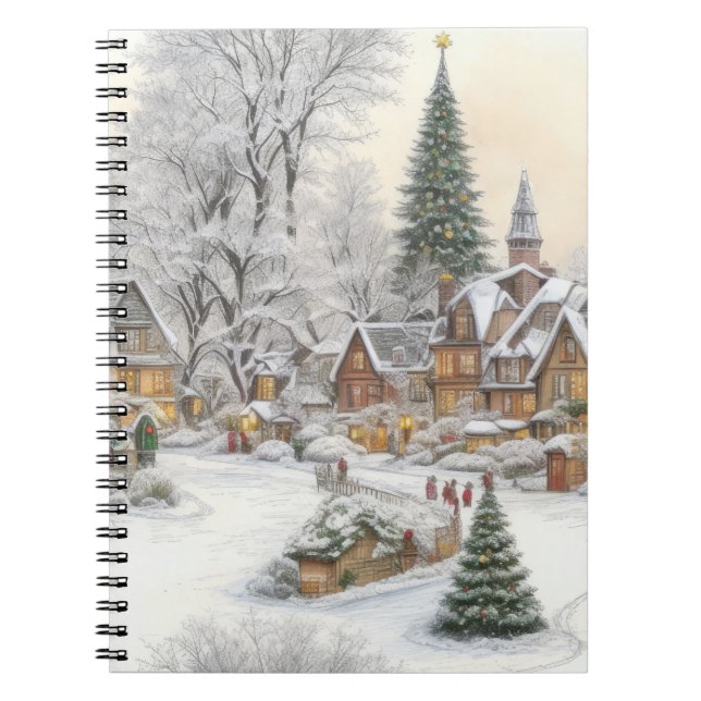Carnet Village de Noël d'hiver (Devant)