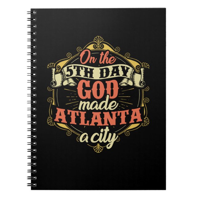 Carnet Ville d'Atlanta Géorgie (Devant)