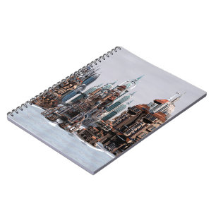 Carnet Ville de fantasy futuriste Art de paysage urbain S